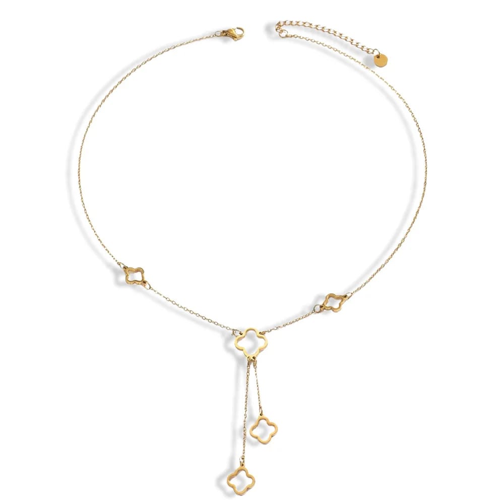 Clover Lariat Necklace