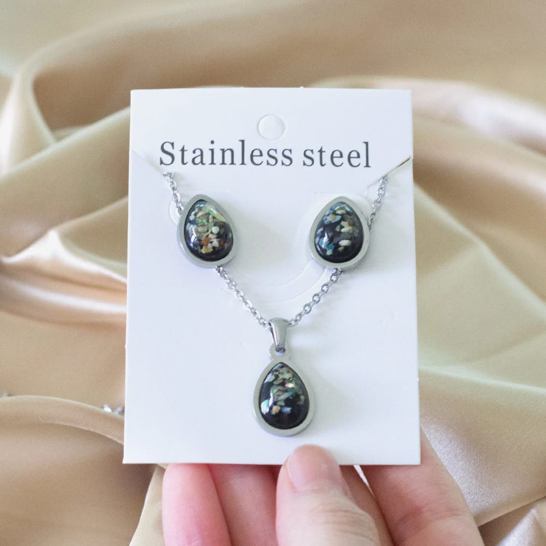 Stainless Steel Teardrop Set