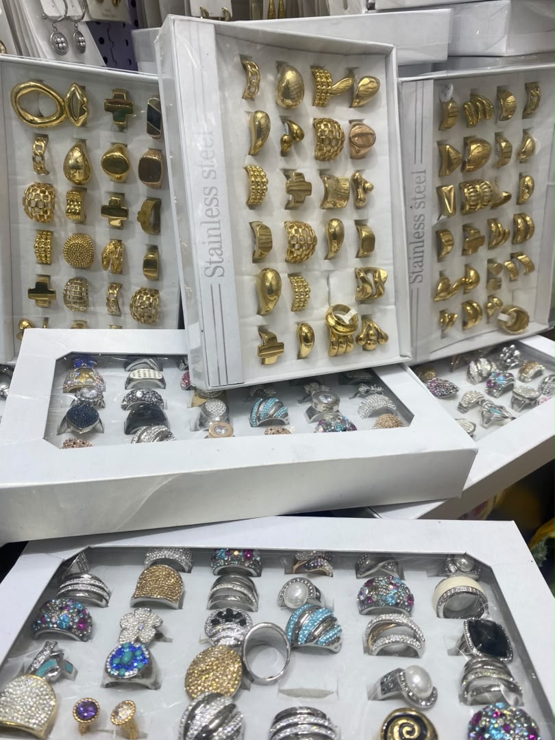Stainless Steel Ring Display